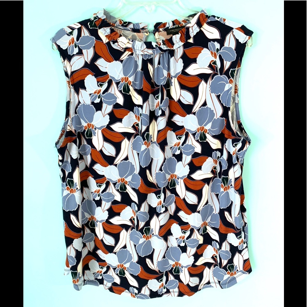 Ann Taylor Factory Floral Top L1994